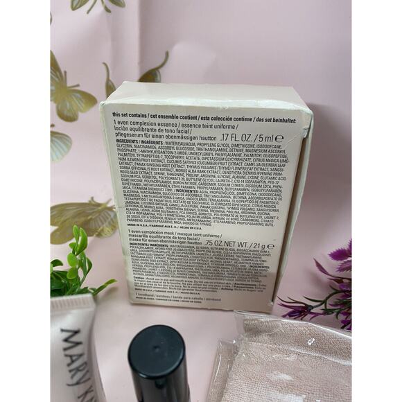Mary Kay Timewise Mini Even Complexion Set Mask Essence Headband Expired 4/13 - Picture 5 of 6